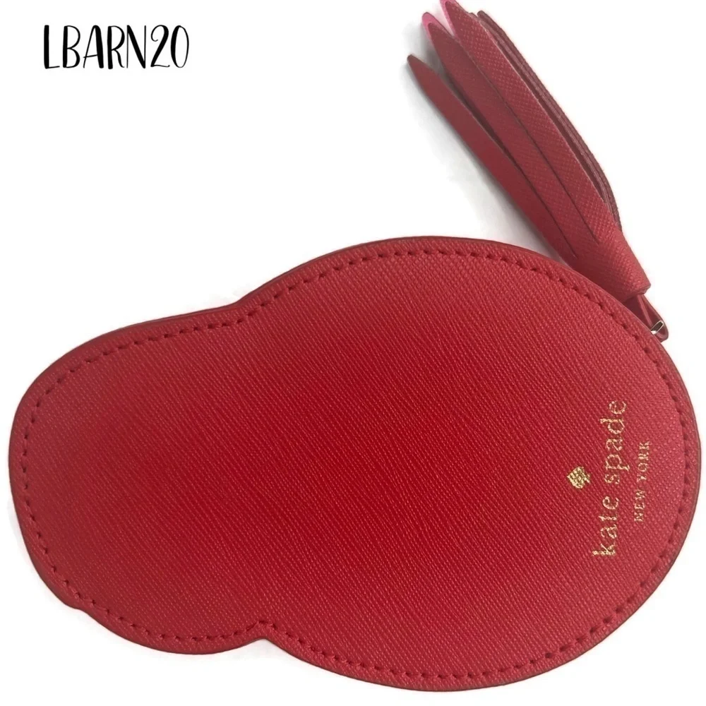 Kate Spade Novelty Rare Parrot Keychain Fob and Coin Bag Set